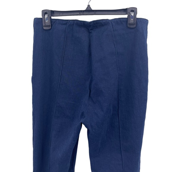 Zara Sz 10 Stirrup Jeggings Dark Wash Pull On Jean Leggings Side Zip Stretch NWT - Picture 5 of 14